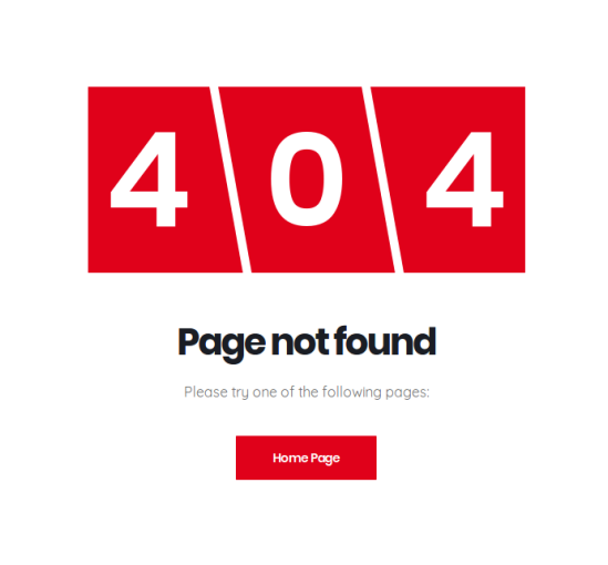 404 page